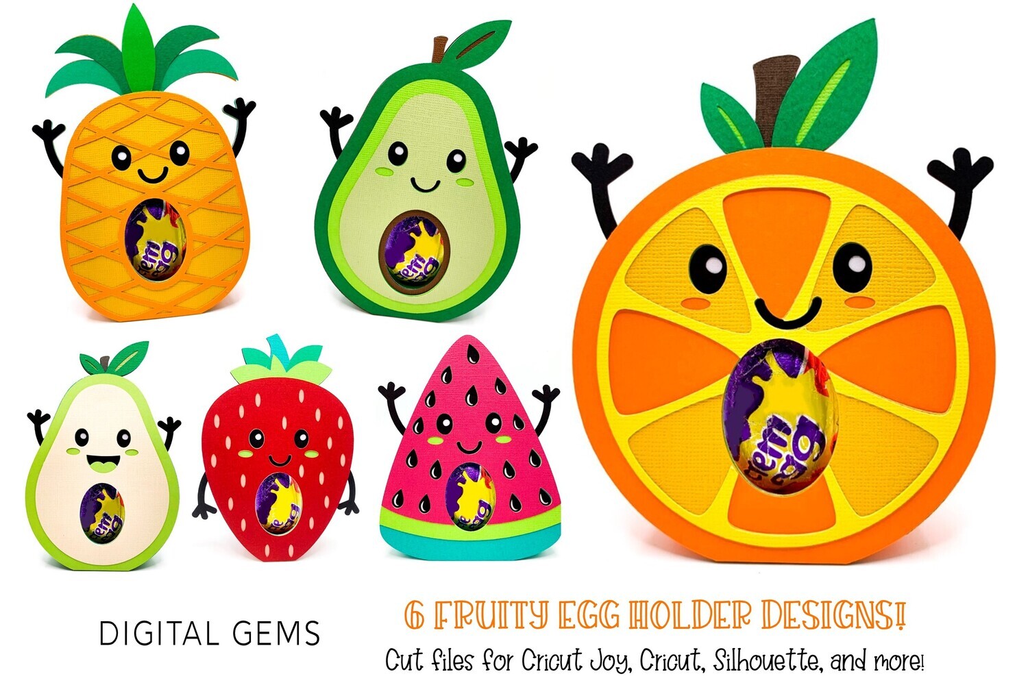 6 fruity egg holder designs