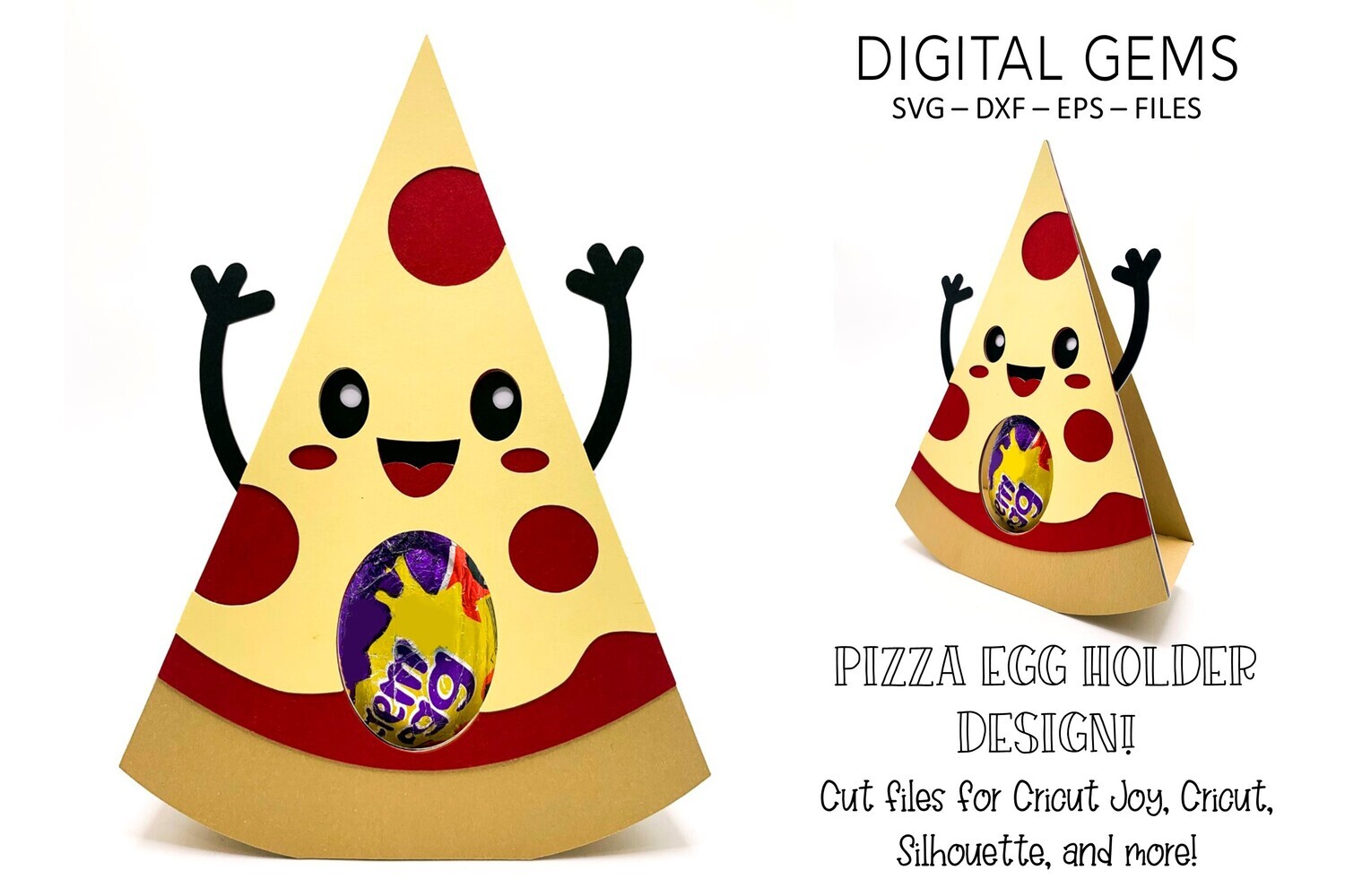 Pizza egg holder design