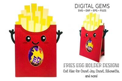 Fries egg holder design