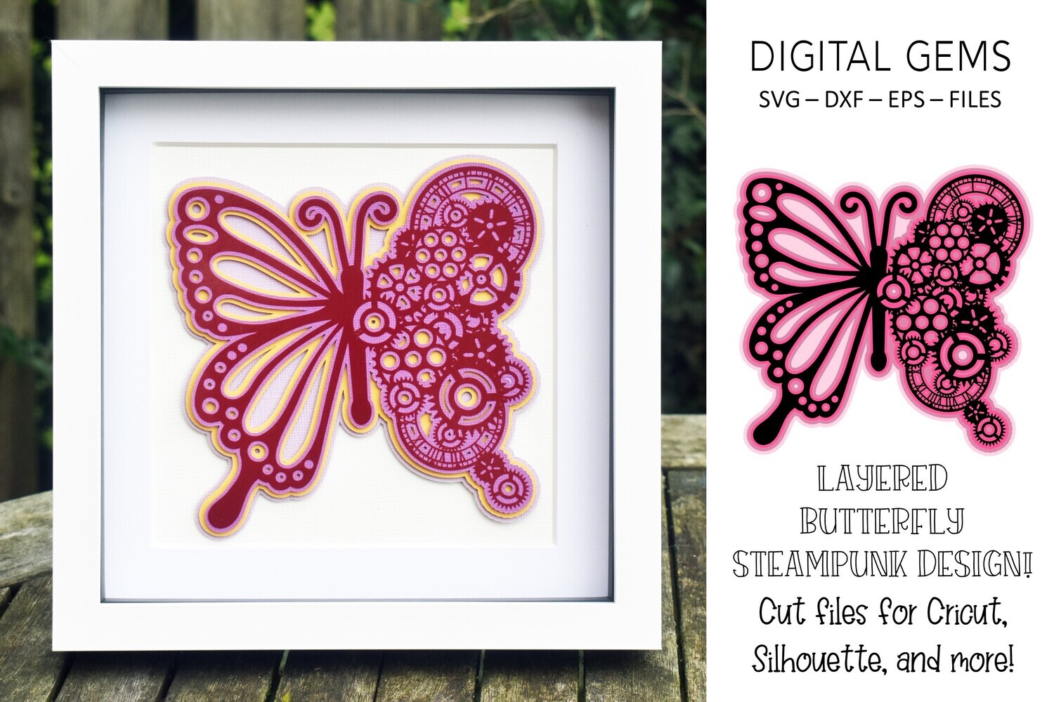 Butterfly steampunk design