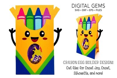 Crayon egg holder design