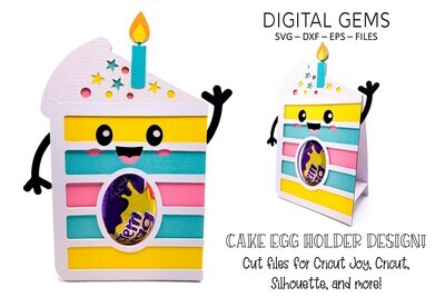 Cake egg holder design