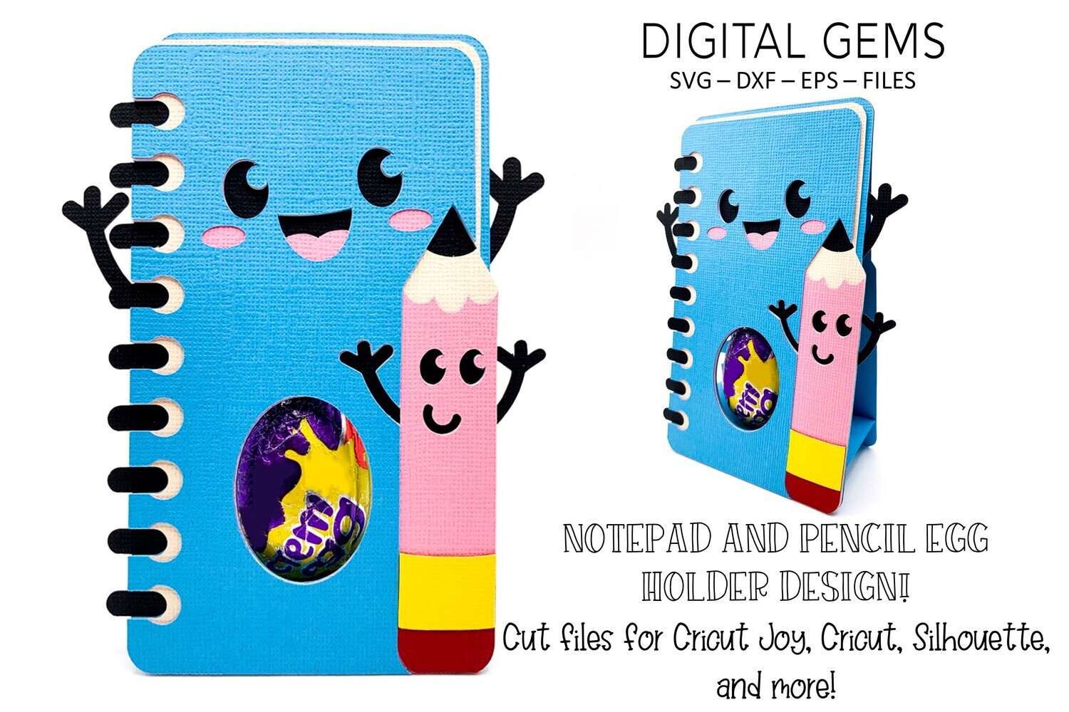 Notepad and pencil egg holder design