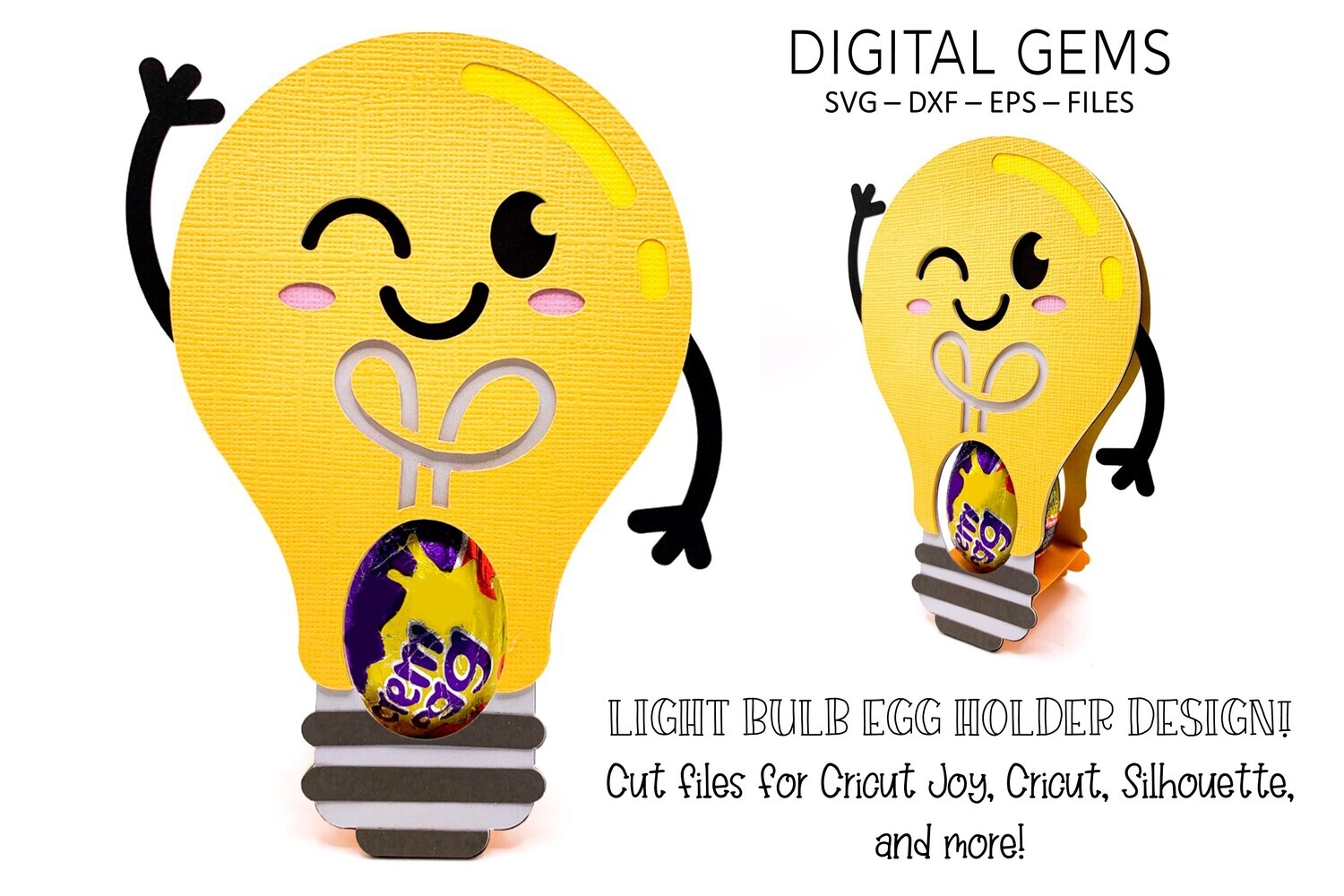 Light bulb egg holder design