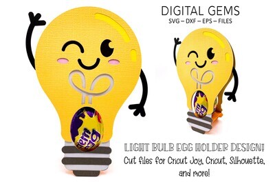 Light bulb egg holder design