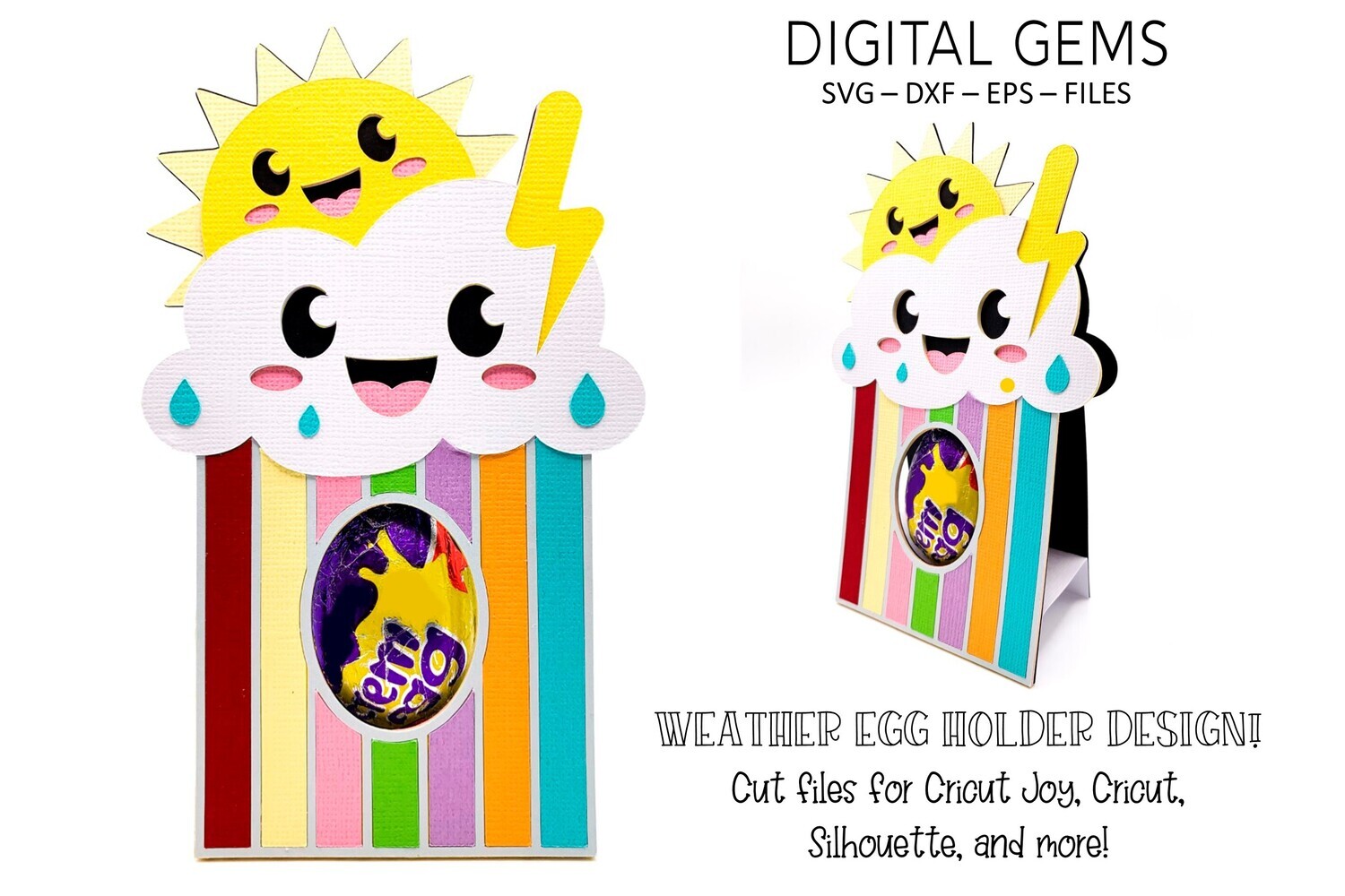Weather egg holder design