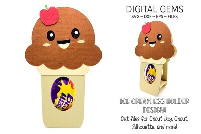 Ice cream egg holder design