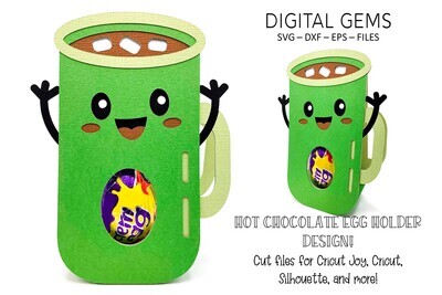 Hot chocolate egg holder design