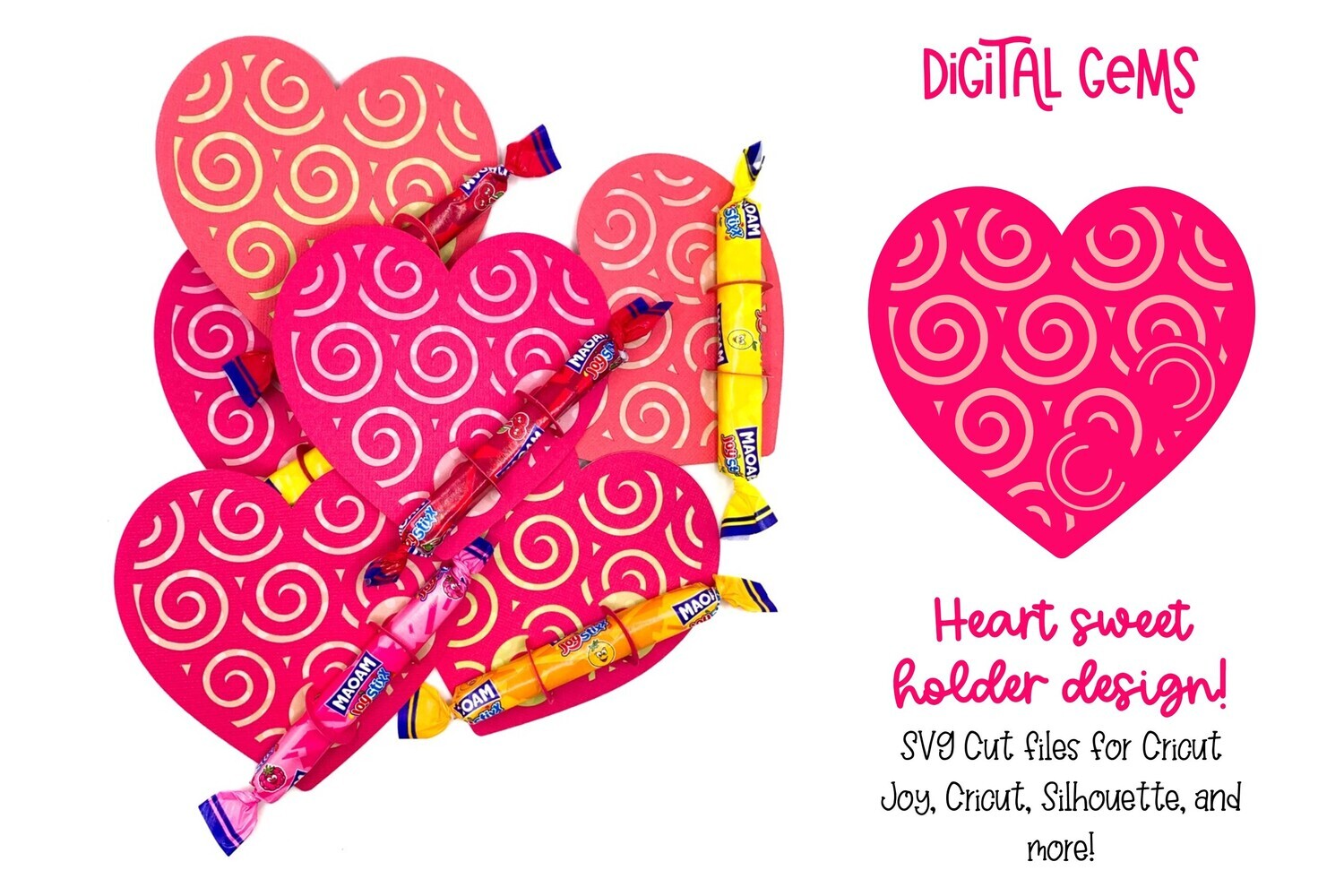 Heart sweet holder design