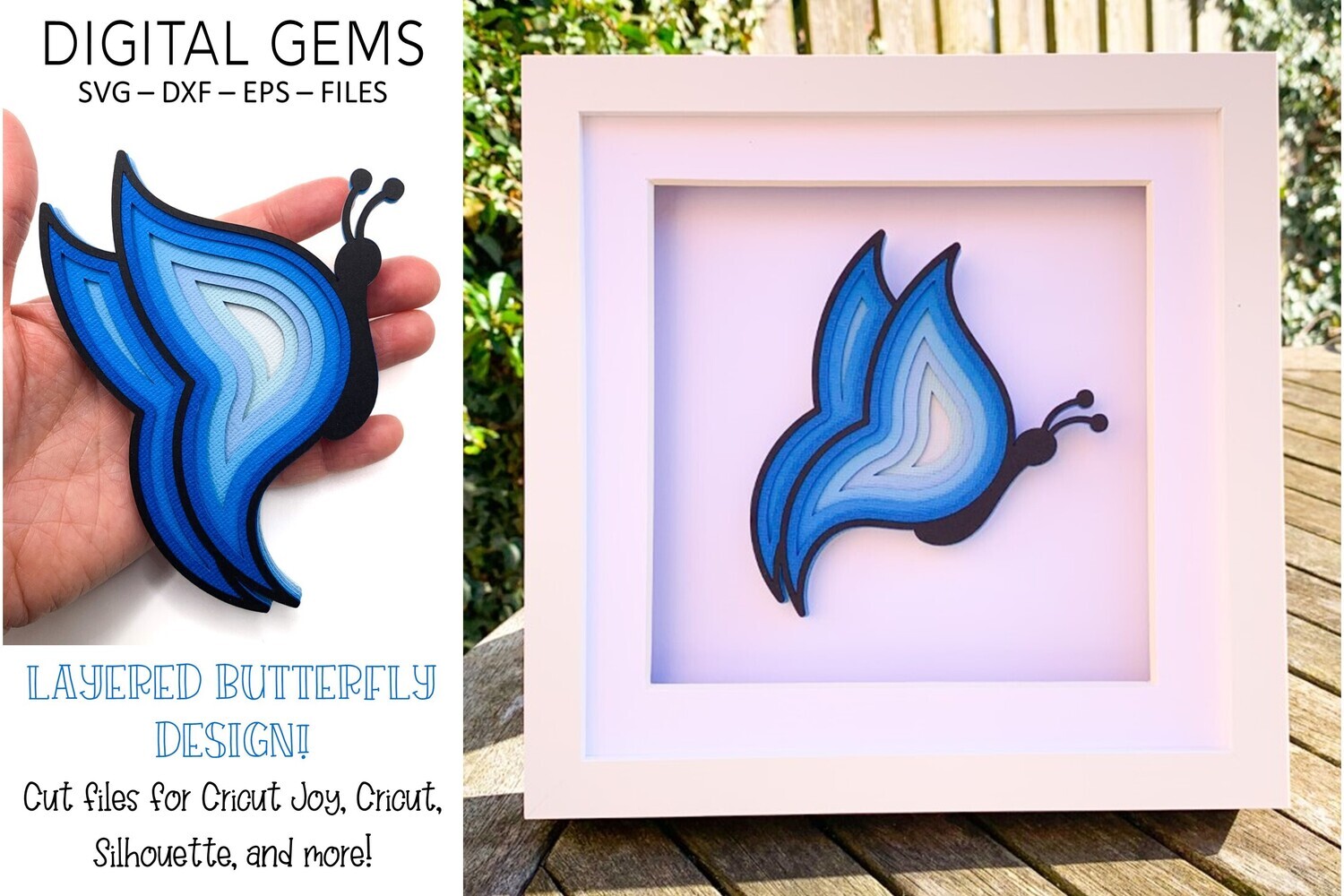 Butterfly Shadow Box Design