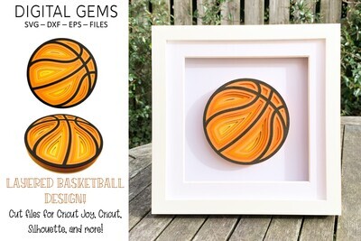 Basketball Shadow Box Design