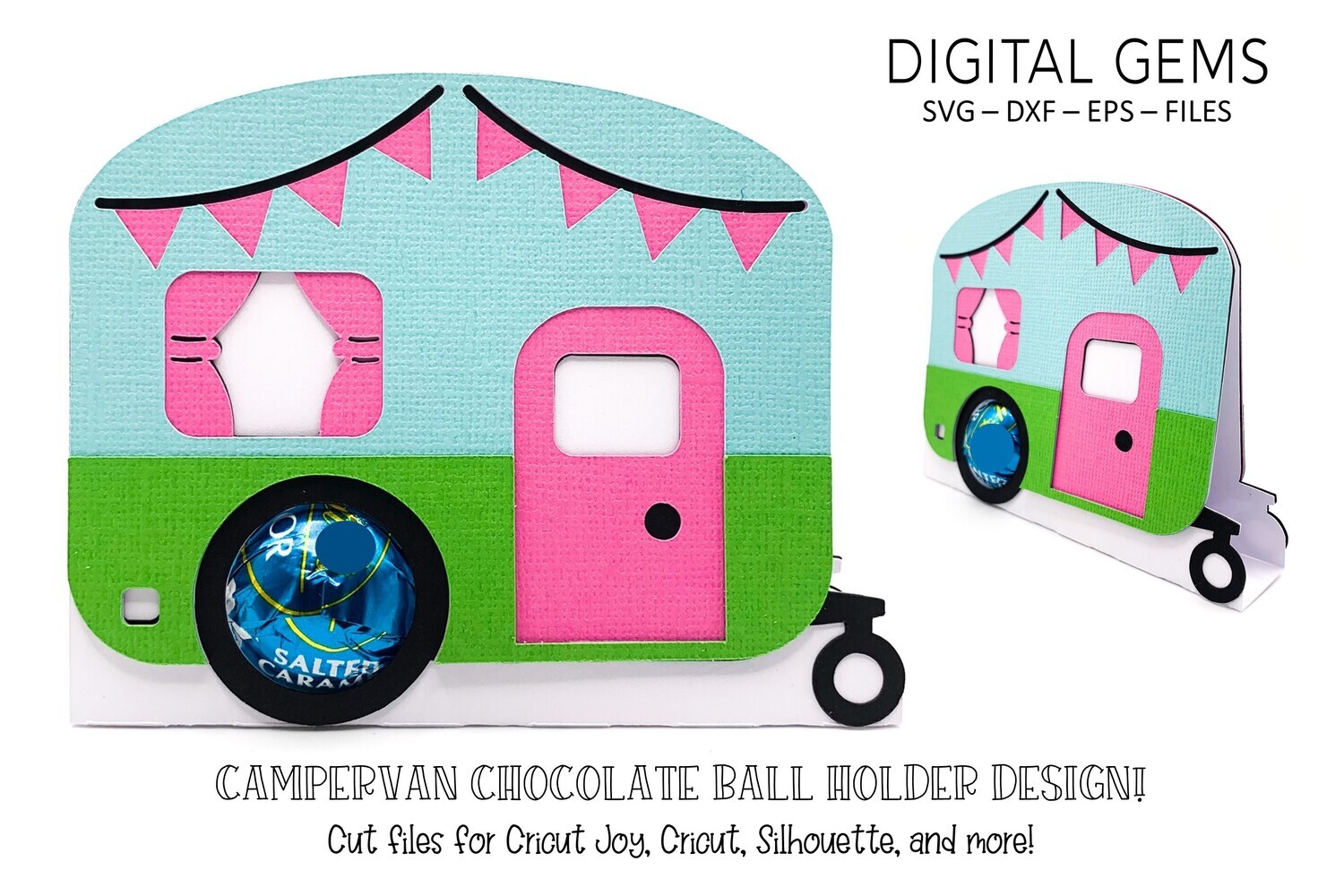Campervan chocolate ball holder design