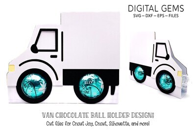 Van chocolate ball holder design