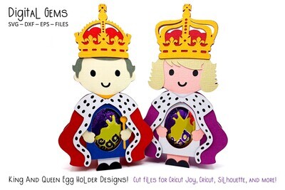 King and Queen Egg holder designs