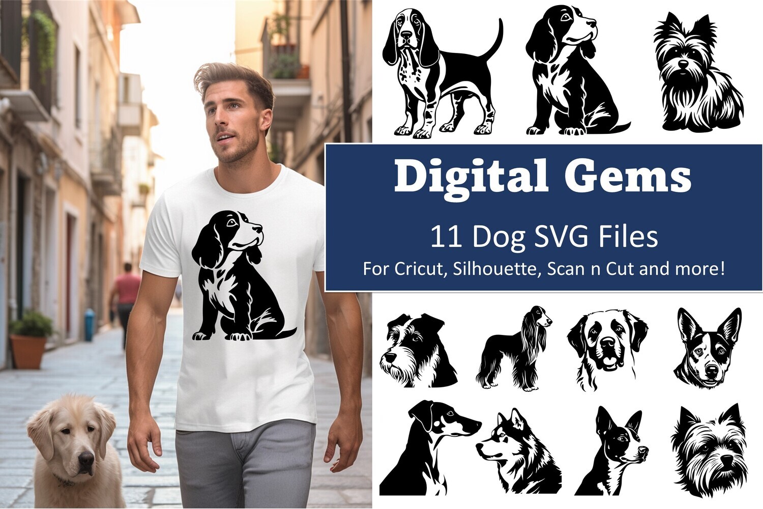 Pawfect Canine SVG Collection 3: Playful and Versatile Dogs