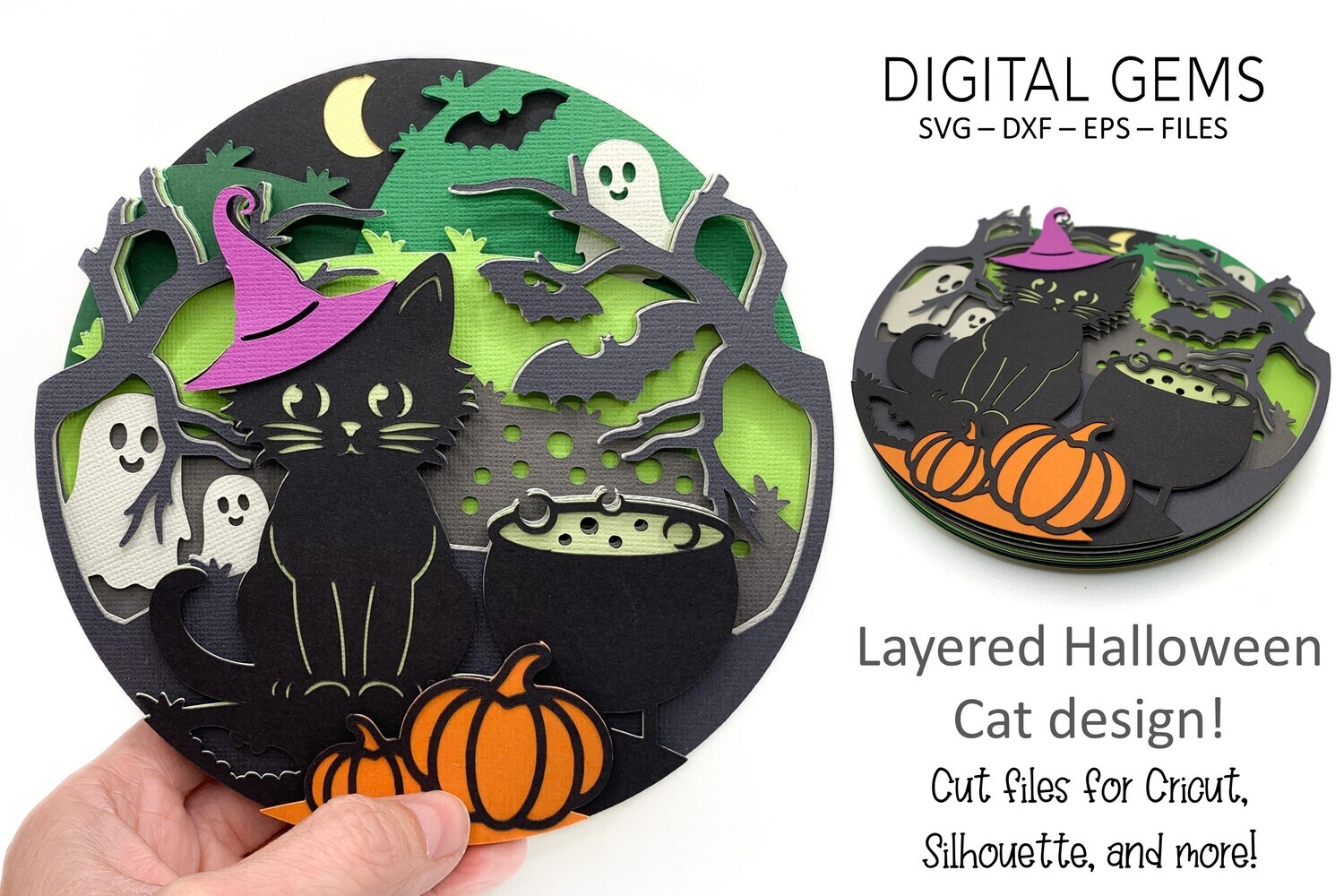 Halloween 3D Shadow Box Design