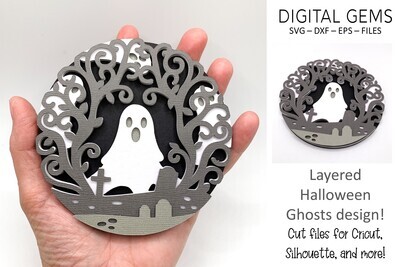 Halloween 3D Shadow Box Design