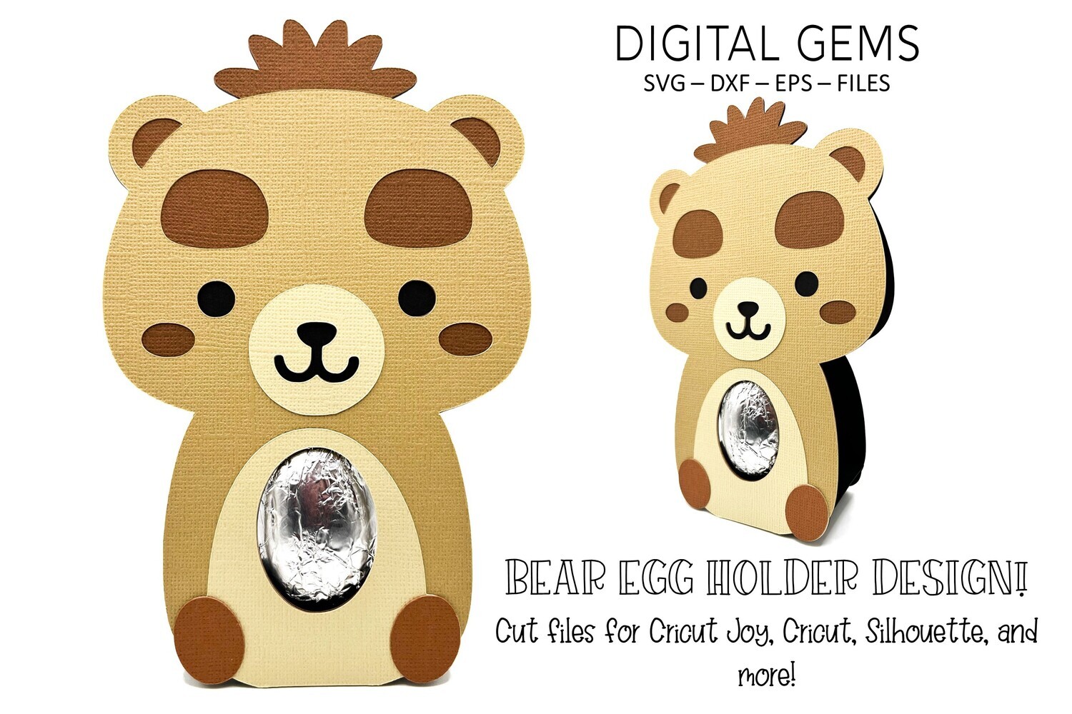 Bear egg holder design