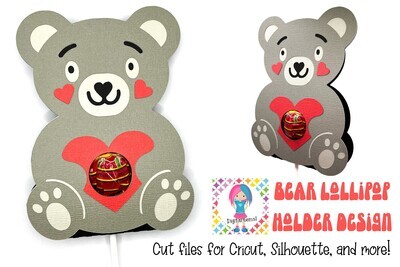 Bear lollipop / Sucker holder design