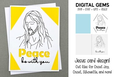 Jesus insert card design.