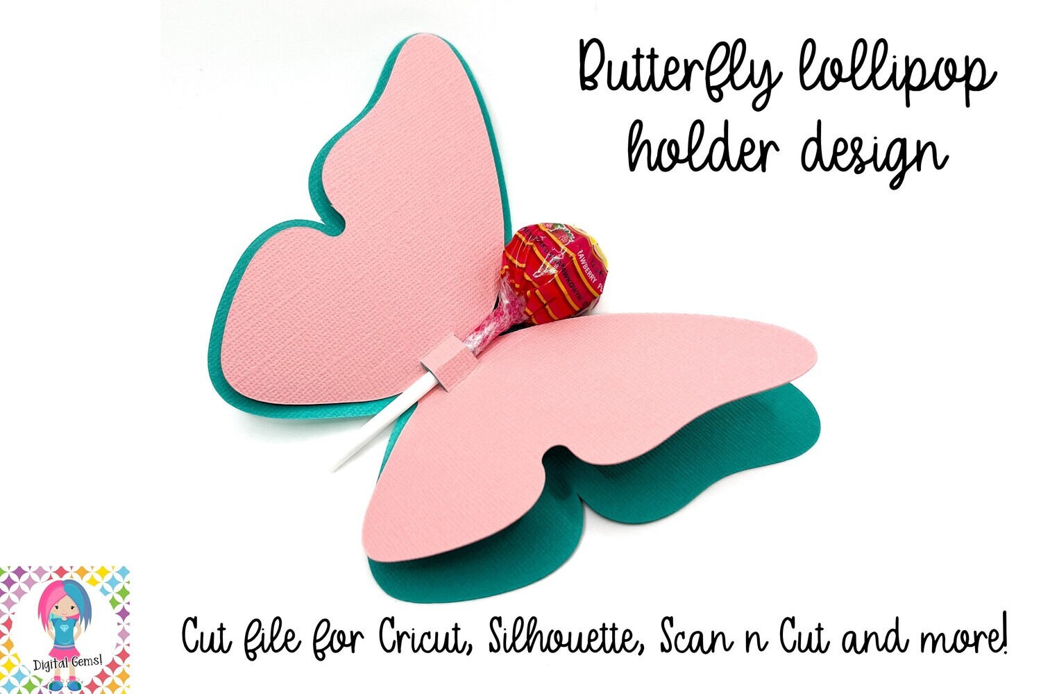 Butterfly lollipop / Sucker holder design