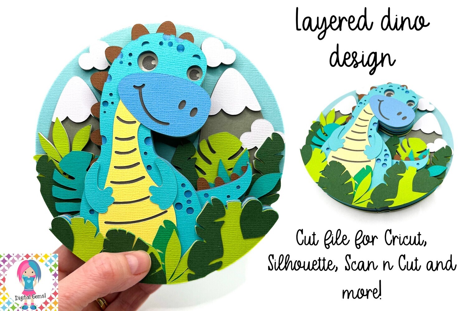 Dinosaur layered design