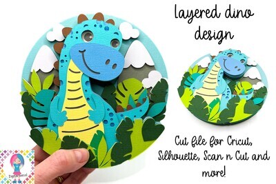 Dinosaur layered design