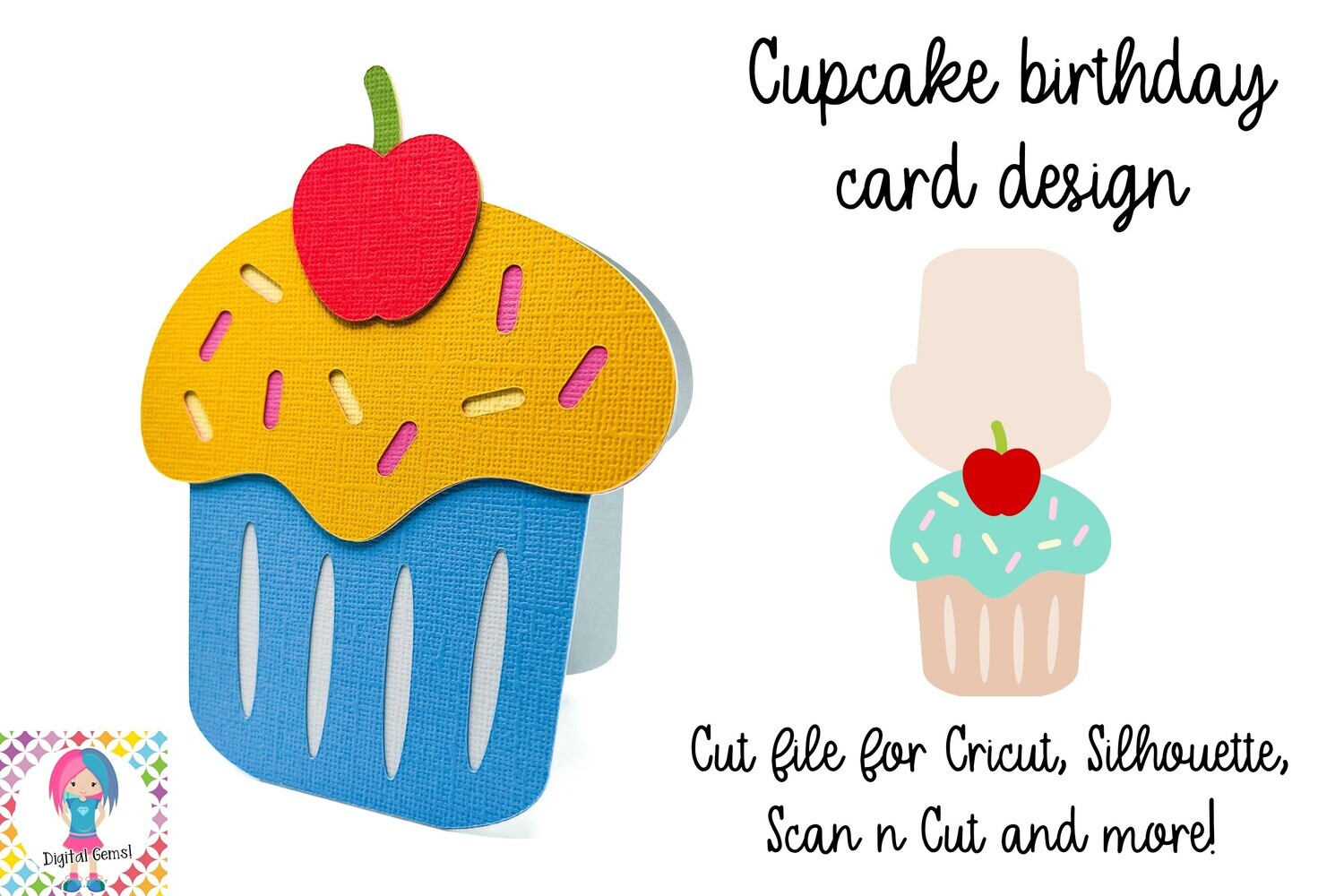 Cupcake card design