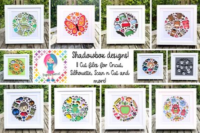 3D Shadow Box Design Bundle! 11 designs included!