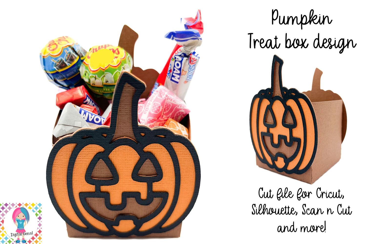 Pumpkin treat box design