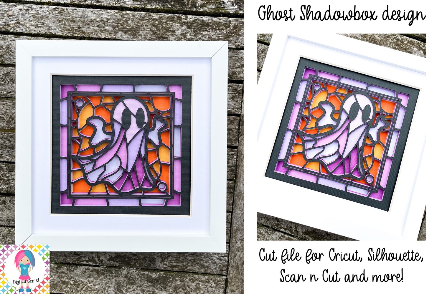 Ghost 3D Shadow Box Design