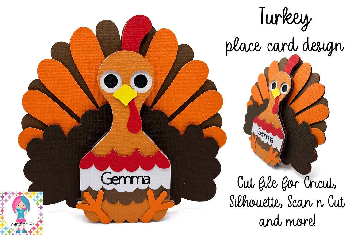 Turkey, Place card design.