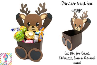 Reindeer Treat belly box design