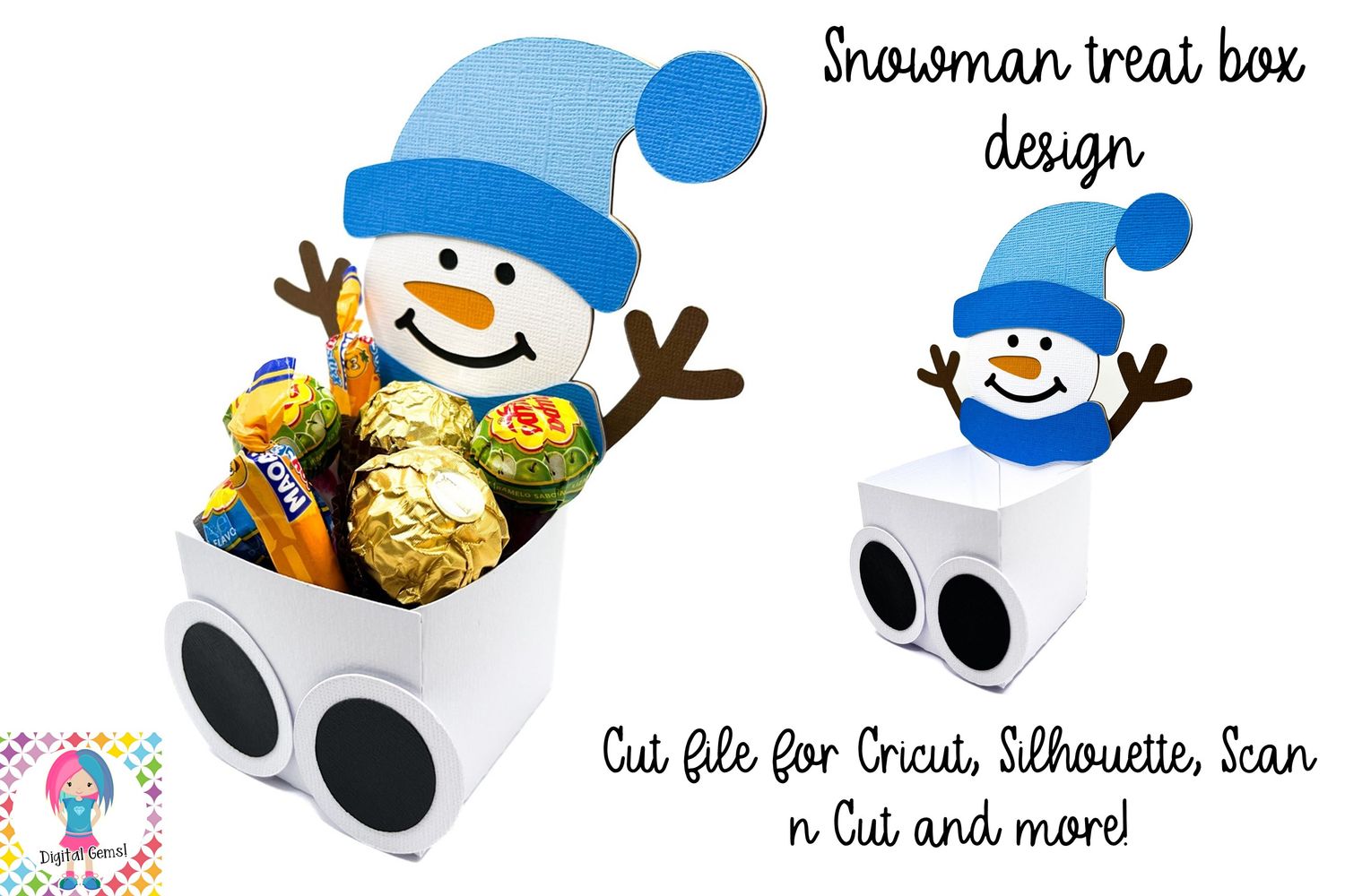 Snowman Treat belly box design