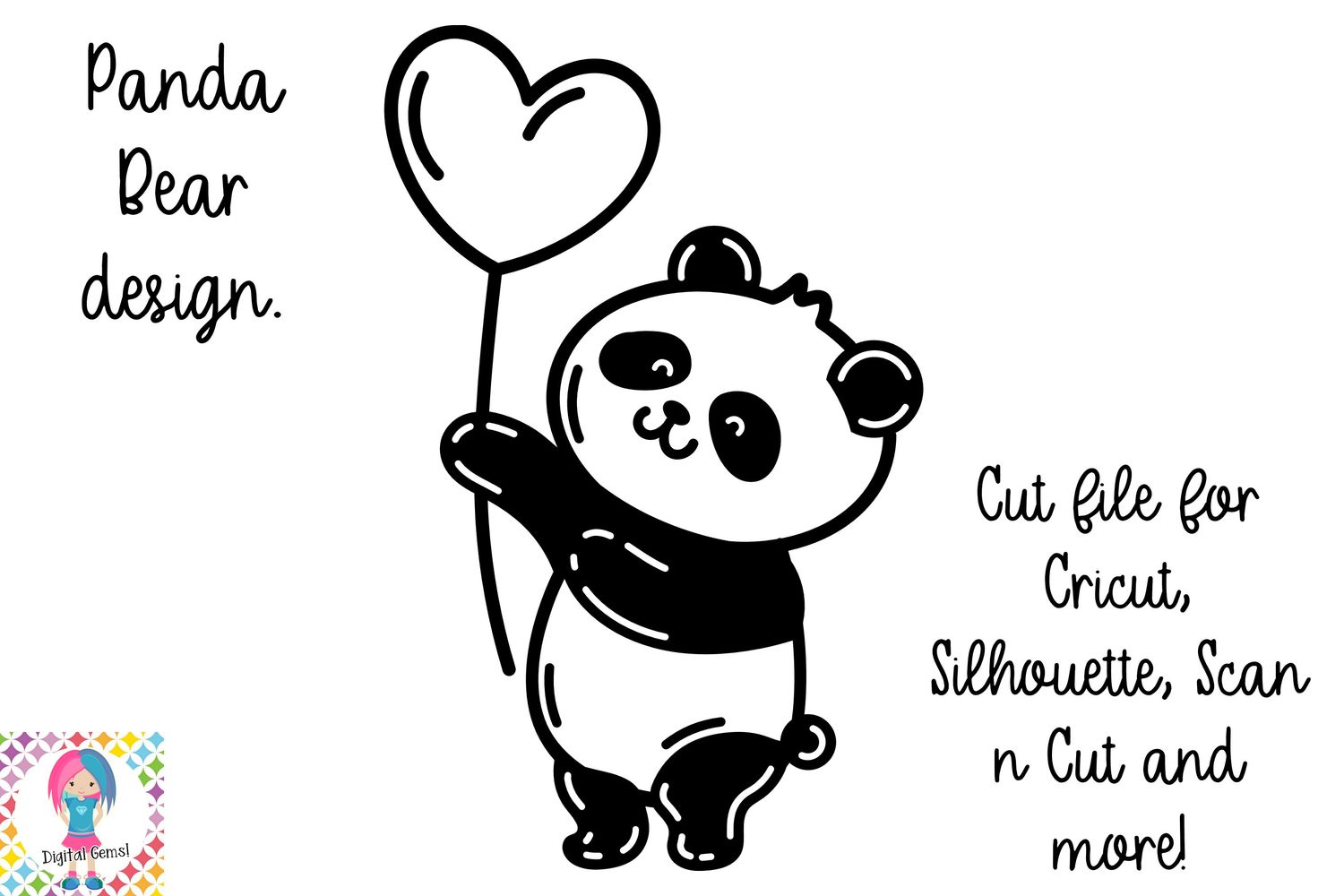 Panda bear design