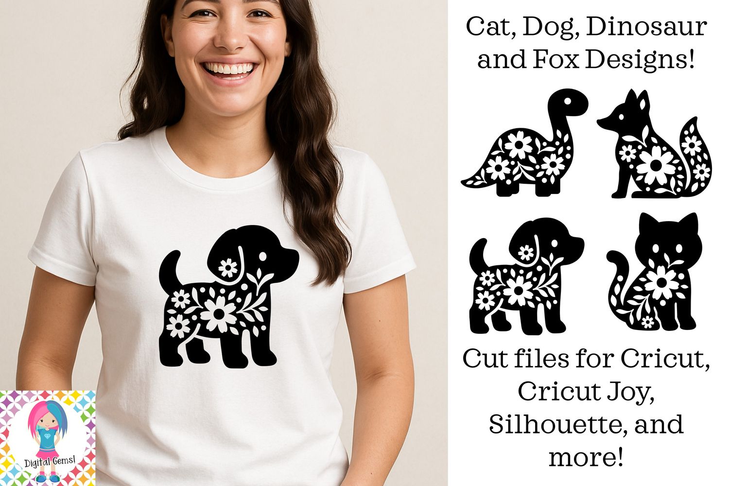 Floral Animal Designs