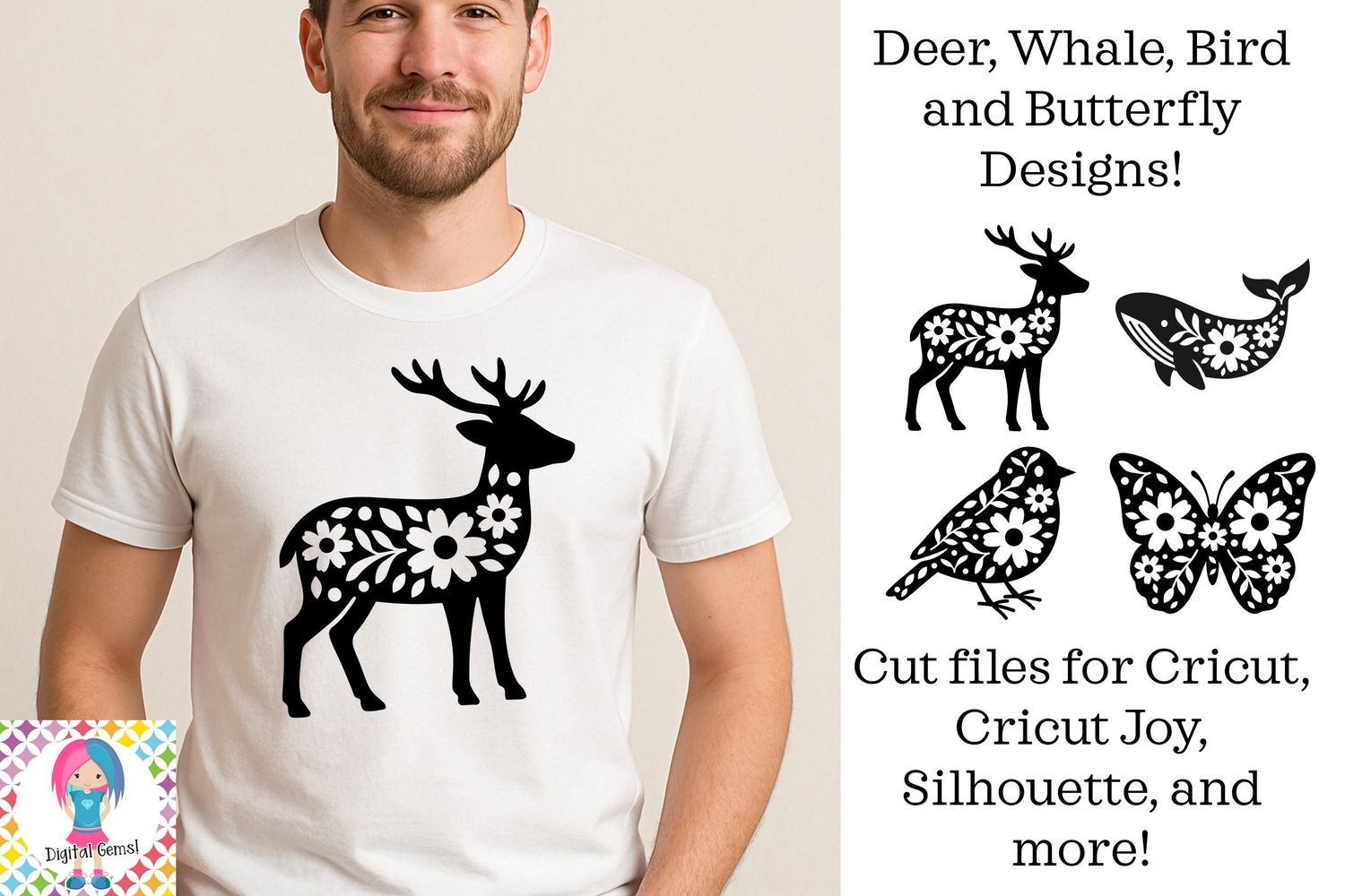 Floral Animal Designs