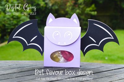 Bat favour bag, candy holder design