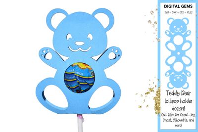 Teddy Bear lollipop / Sucker holder design