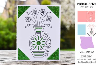 Lots of love card design