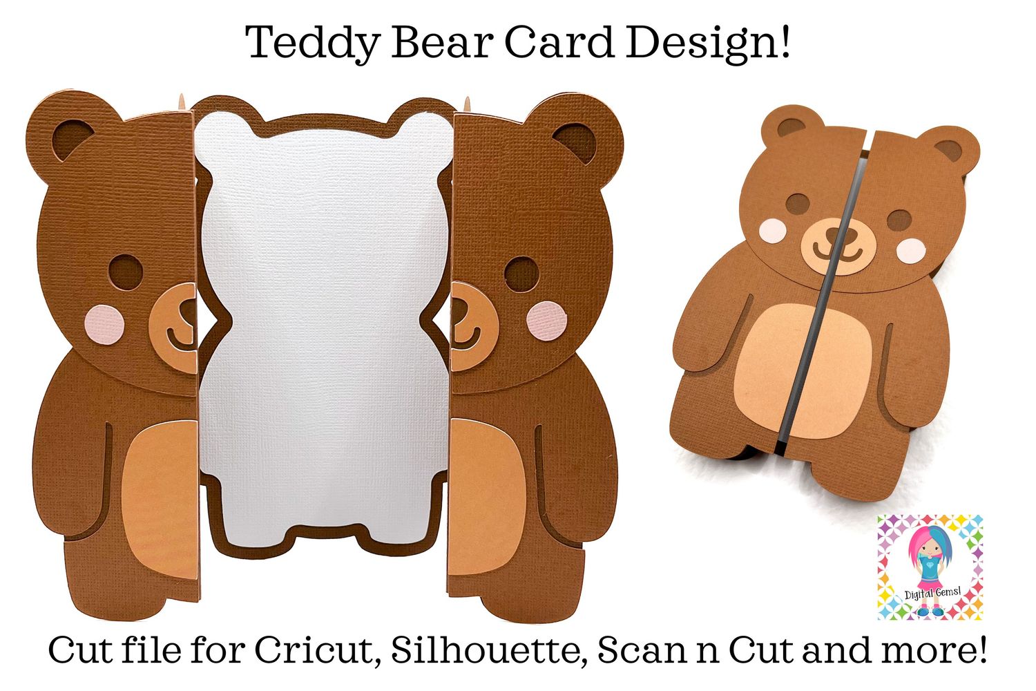 Teddy Bear Card Design