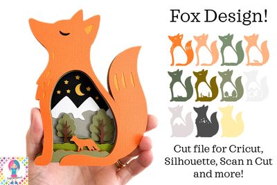 Fox, Layered 3D Design
