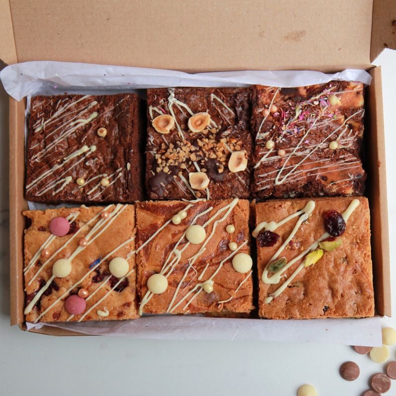 Traktatie box: Brownie &amp; Blondie Box