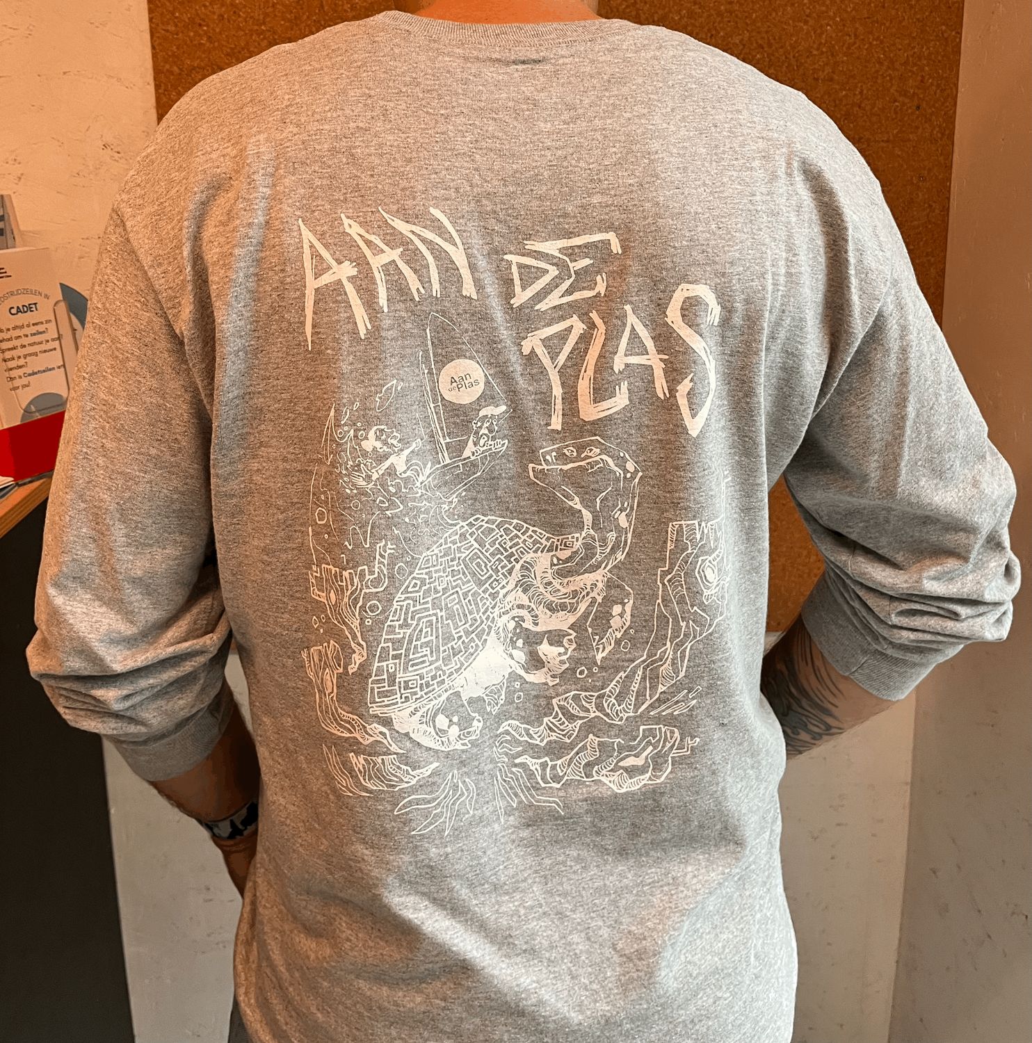 ADP Longsleeve Turtle Grey heather / Adult