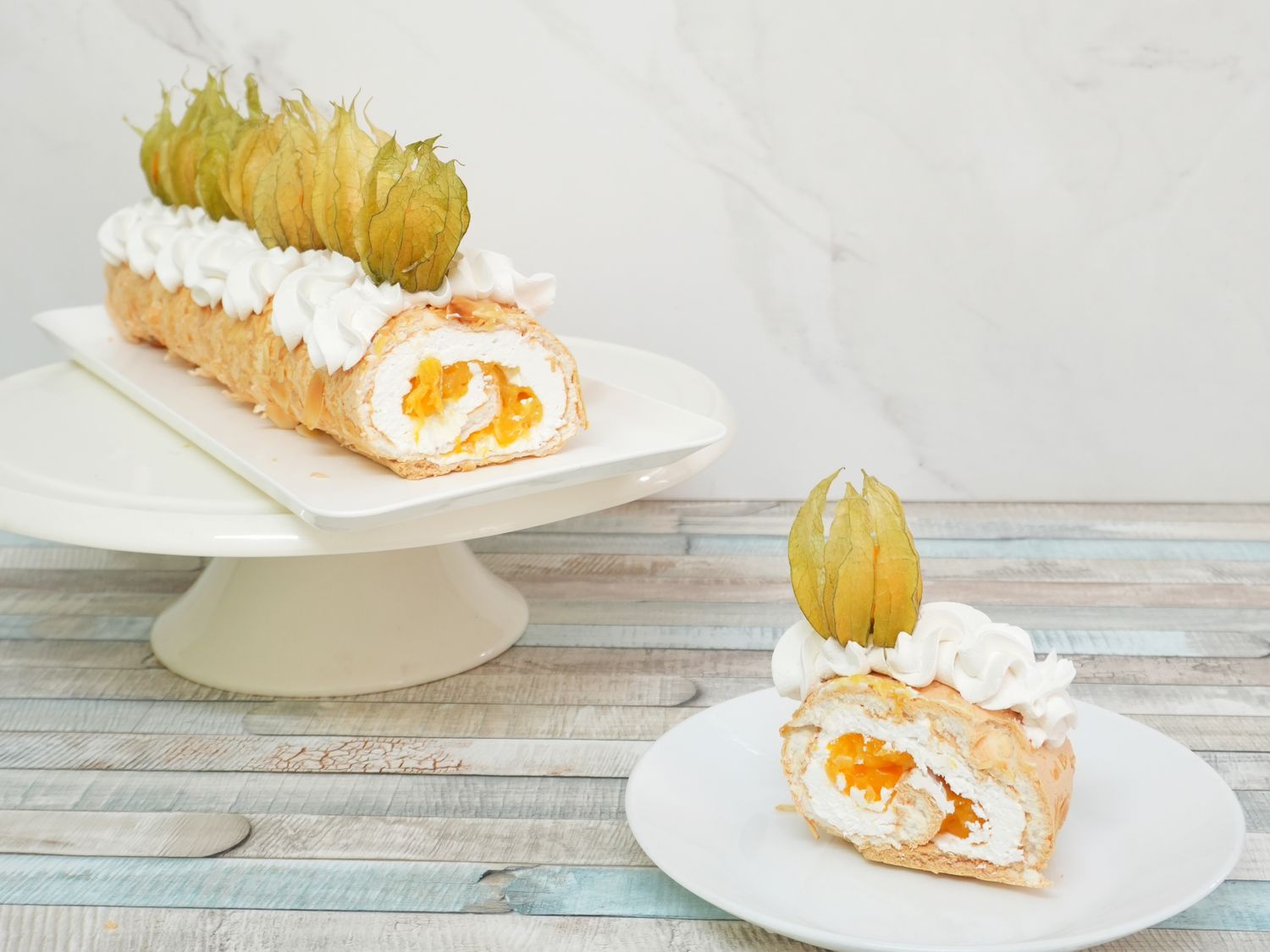 Roláda Meringue (Bez mlieka)