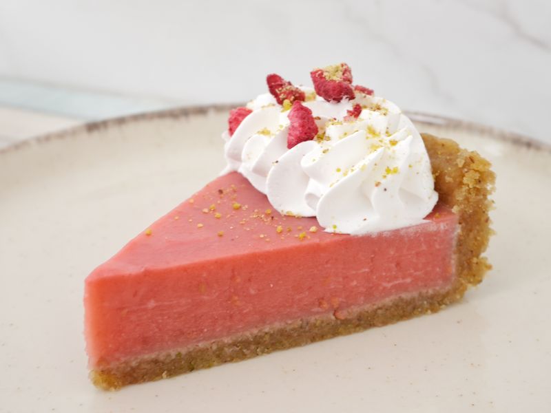 CHEESECAKE  Pistácia-malina