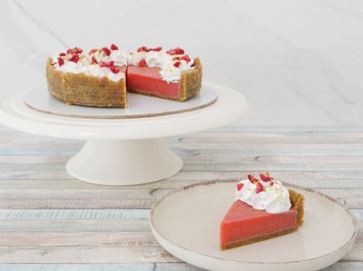 CHEESECAKE  Pistácia-malina