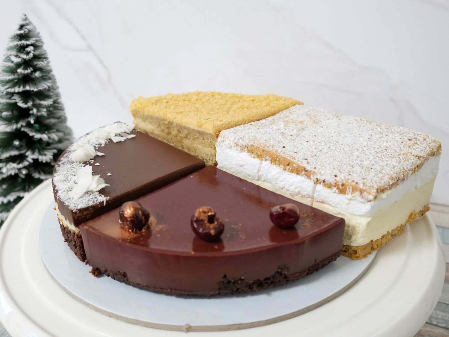 Mix 1 (12 ks) – Vianočné bezmliečne torty bez cukru a lepku