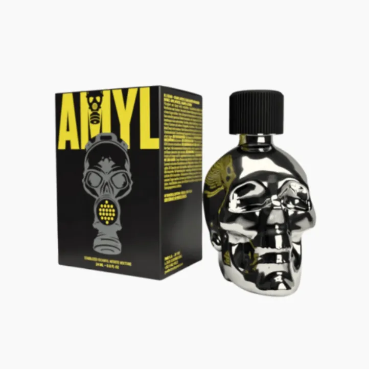Amyl Silver Skull Poppers 24ml