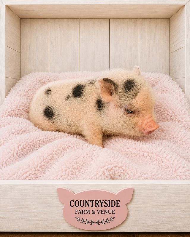Female Mini Pig (Avail. July 9th) Female Mini Pig (Avail. July 9th)